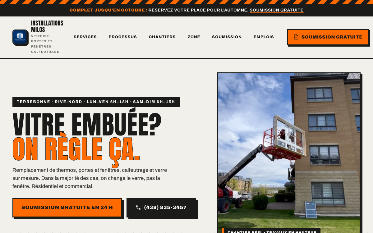 Preview of the Chantier design